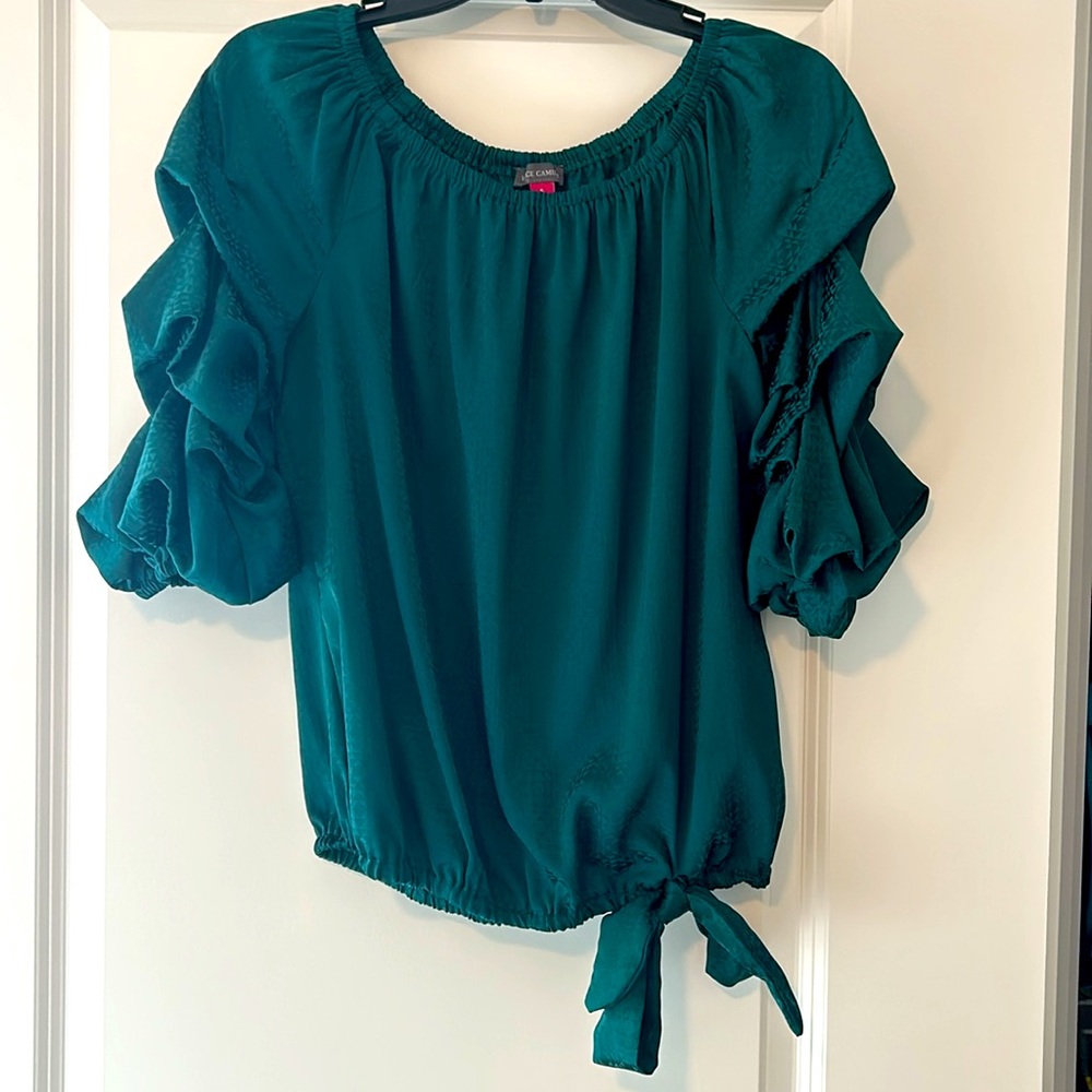 Vince Camuto Teal Blouse